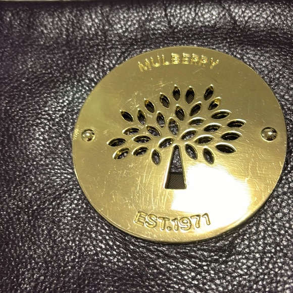 Mulberry Est. 1971 Purple Wristlet Pouch - Excellent condition - Picture 2 of 5